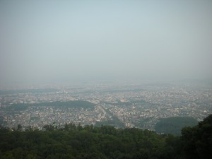 大文字山山頂からの景色